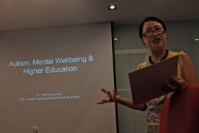 "Autism, Mental Wellbeing & Higher Education" - NUS Office of Student Affairs. 9 March 2018